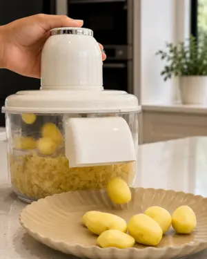 Compact Electric Food Chopper and Vegetable Processor for Effortless Meal Preparation