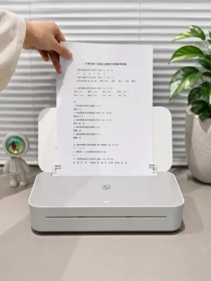 Compact Desktop Thermal Printer - Portable Solution for Academic & Professional Environments