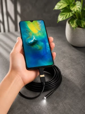 High-Speed Type-C USB Data Cable with LED Light & Fast Charging