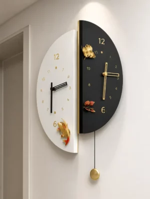 Contemporary Premium Timepiece with Elegant Wall Display