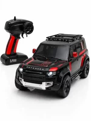 Elite 4×4 RC SUV Defender – High-Speed Remote Control Vehicle in Black & Red