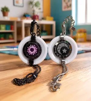 Intelligent LED Illuminated Dual-Style Bracelet with Rechargeable Battery