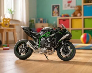 Elite RC Super Bike Racing Machine – Black & Green Performance Model