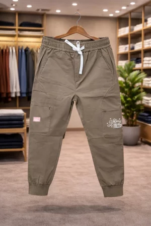 Men's Utility Cargo Pants – Superior Comfort Fit with Adjustable Drawstring