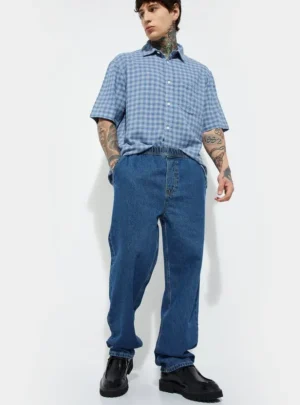 Wall Street Indigo Relaxed Fit Denim – Contemporary American Style