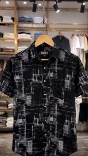 Men's Half Sleeve Checked Shirt – Versatile Casual Wear for Daily Comfort