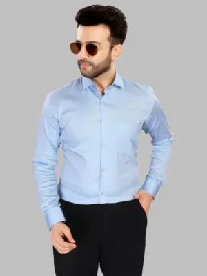 SkyEdge Slim-Fit Formal Shirt – Modern Sophistication, Everyday Confidence