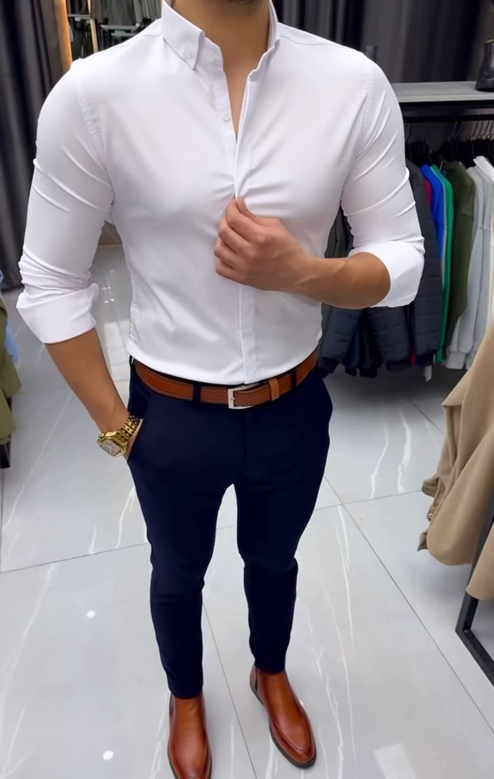 Classic White Slim Fit Formal Shirt Bundle – Just ₹149