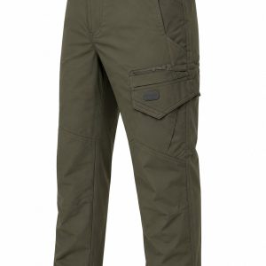Men's Olive Green Tactical Cargo Pants – Multi Pocket Design